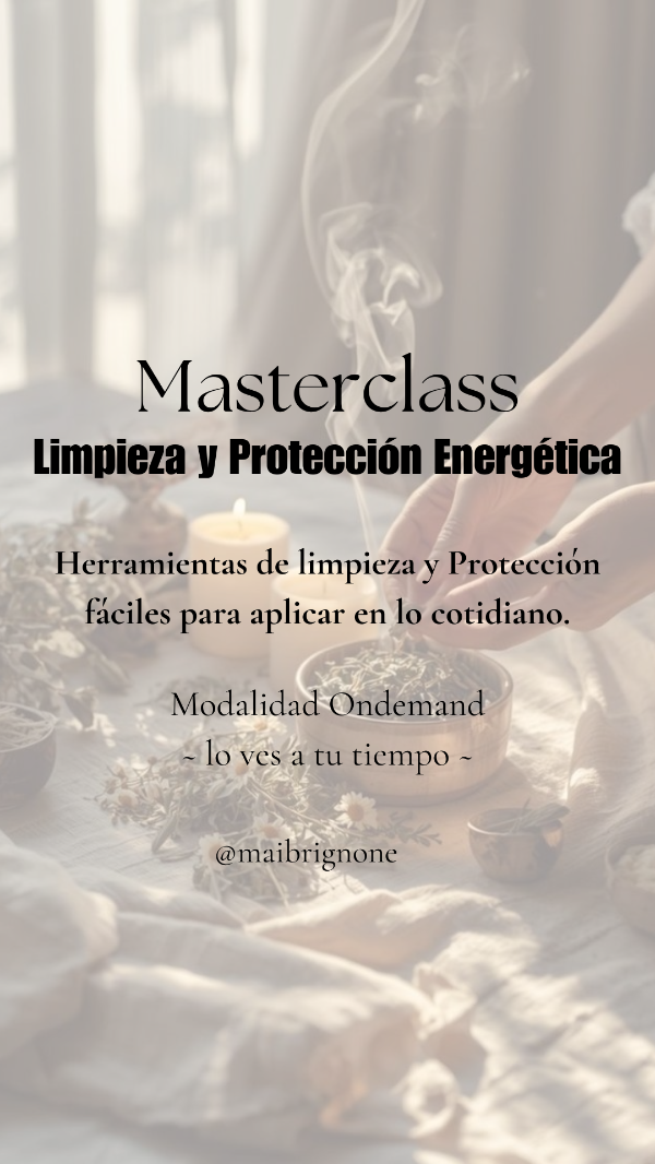 Producto - Masterclass Limpieza y Protección Energética - Ondemand