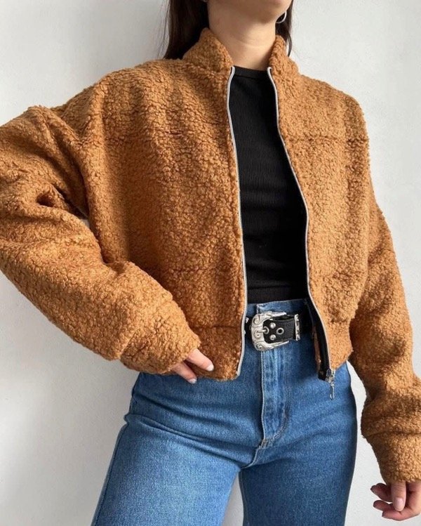 Producto - Campera ovejita- marrón