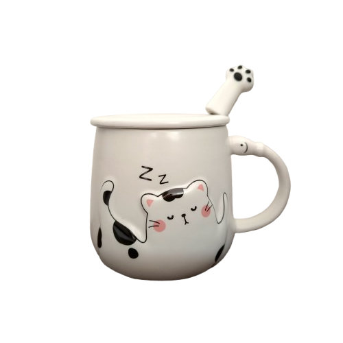 Producto - Taza Cerámica Gato Acostado