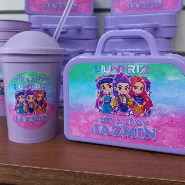 Producto - Combo Vaso Milkshake+Valijita Golosinera Personalizada