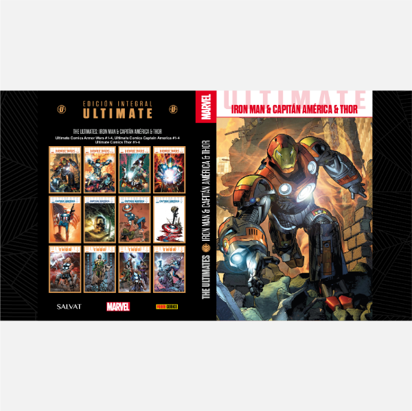 Producto - 43 - Ultimate Iron Man y Capitán América y Thor