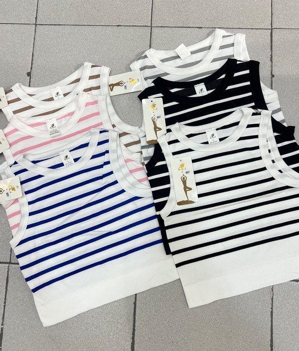 Musculosa rayada deport