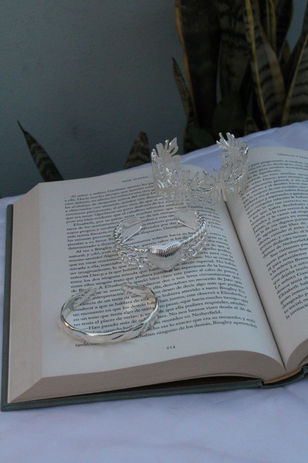 Producto - Esclavas acero blanco