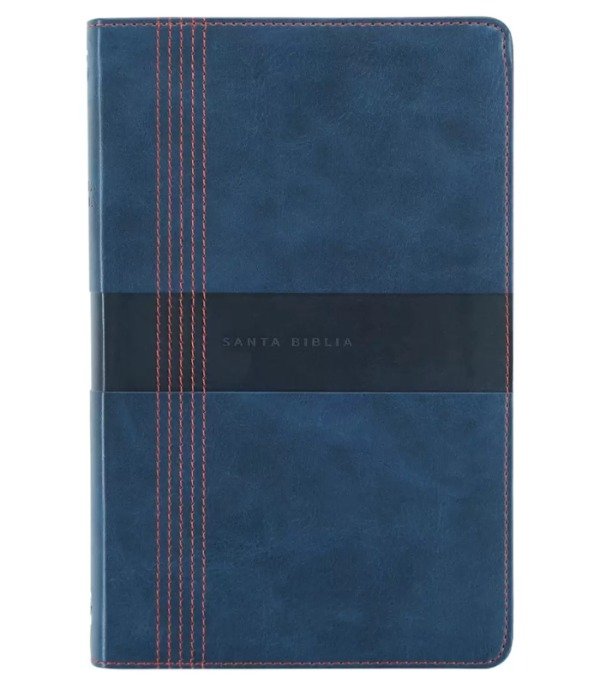 Producto - BIBLIA NBLA ULTRAFINA LETRA GRANDE - Imitación Piel Azul - 0