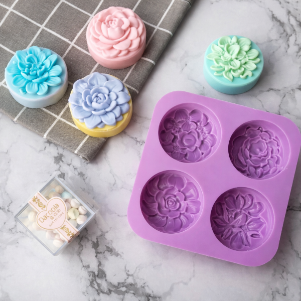 Producto - MOLDE JABON CON ROSAS -36E10-