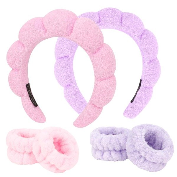 Producto - Vincha con muñequeras para skincare - 2
