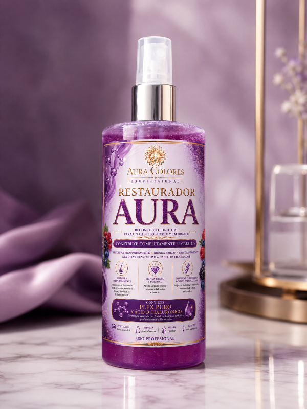 Producto - Restaurador Aura efecto glitter 250ml