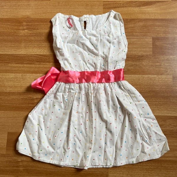 Producto - Vestido Blanco Puntitos 4A - 0