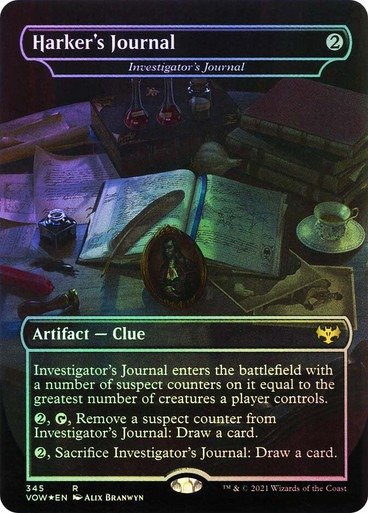 Producto - Investigator's Journal (Harker's Journal) (Foil)