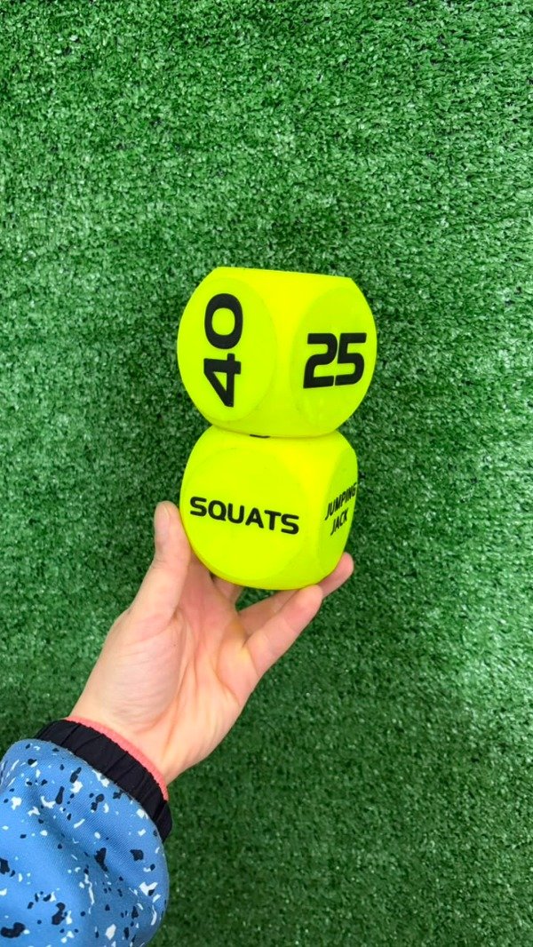 Producto - Dados Fitness - Dados de Entrenamiento (Par de dados - 7.5 cm - personalizados)