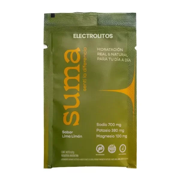 Producto - Suplemento Deportivo Suma Electrolitos en Polvo Lima Limón x 8,12 g