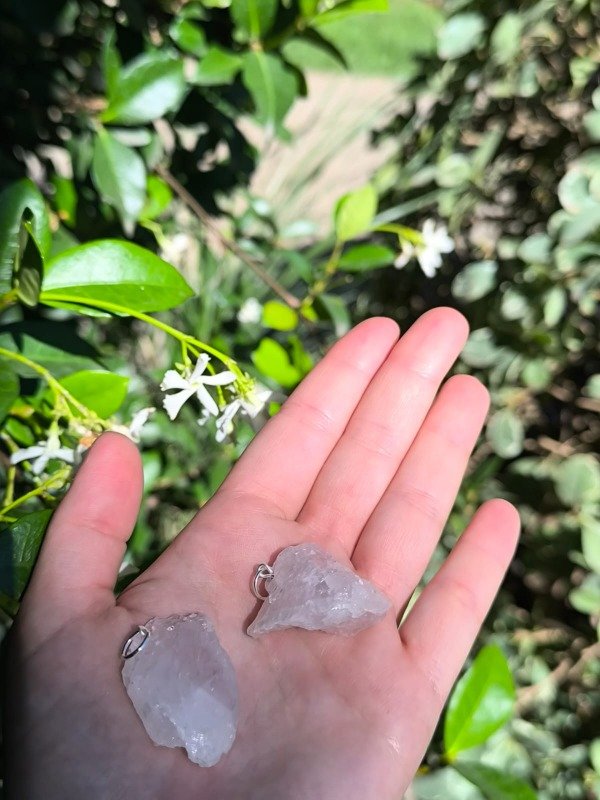 Producto - Dije Cuarzo Rosa Bruto