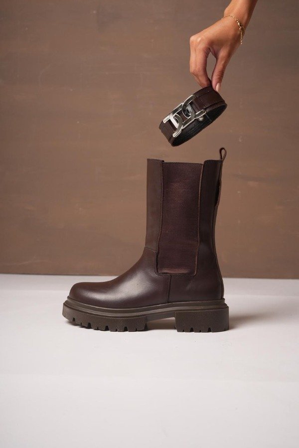 Producto - Borcegos Dimitria Chocolate // 86700 TRANSF