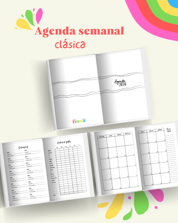 Producto - Agenda Semanal Clásica