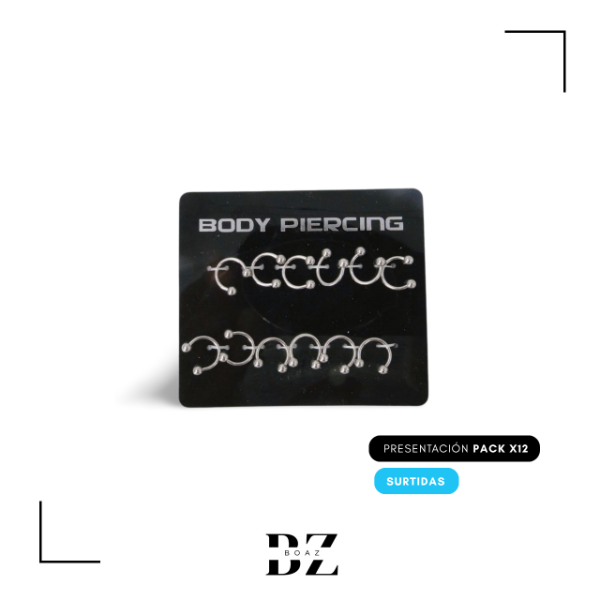 Producto - AROS PIERCING X 12 PCS - 2061-1