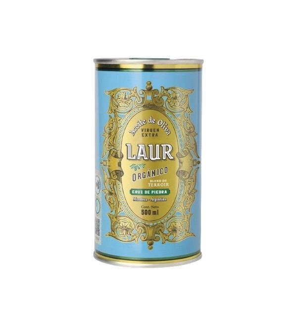 Producto - Aceite OlivaVirgen Extra Lata Cruz de Piedra Terrior Orgánico x 500 cc.