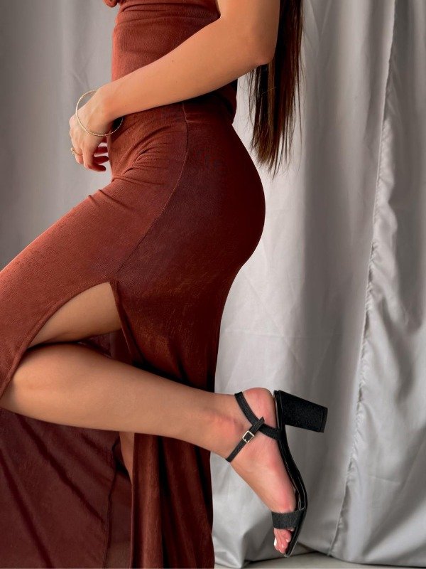 Producto - Sandalias Vizzano Negro Glitter