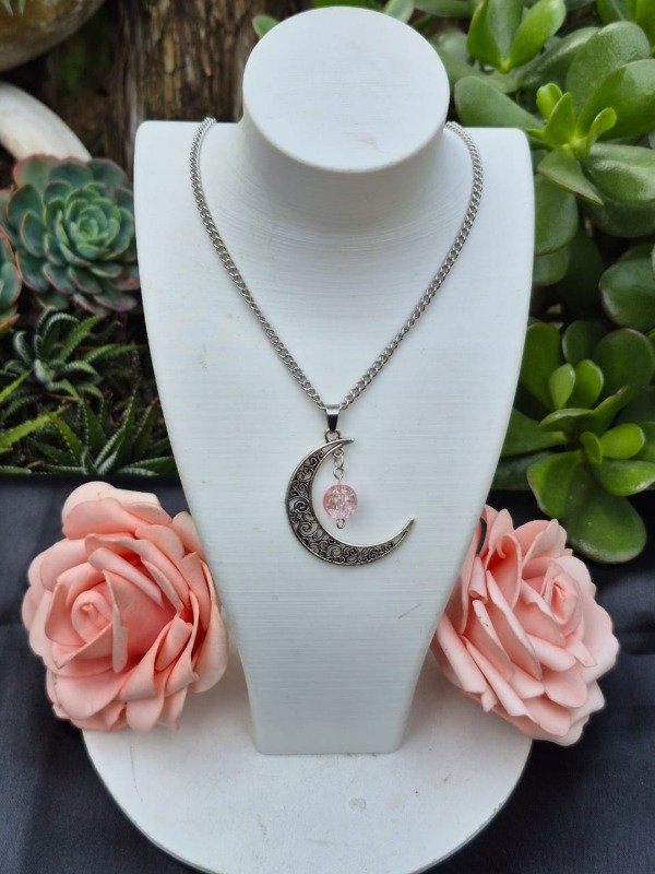 Producto - collar luna rosa col-lra