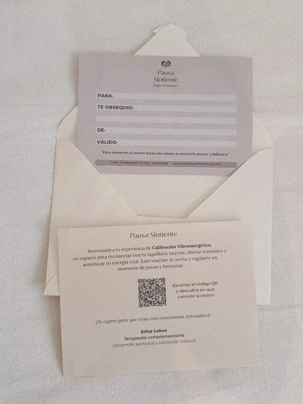 Producto - GIFT CARD CALIBRACIÓN VIBROENERGETICA