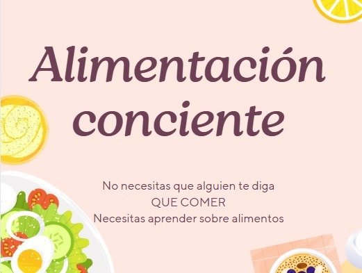 Producto - Guía Alimentación Conciente y Grupos de alimentos