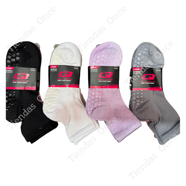 Producto - Medias antideslizantes de dama - Soquetes y tenis - Por menor y mayor - 1