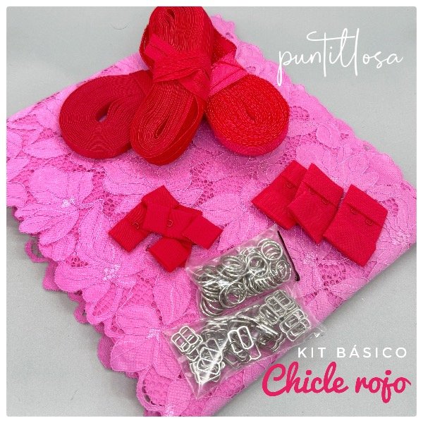 Producto - Kit básico Rosa Chicle Rojo