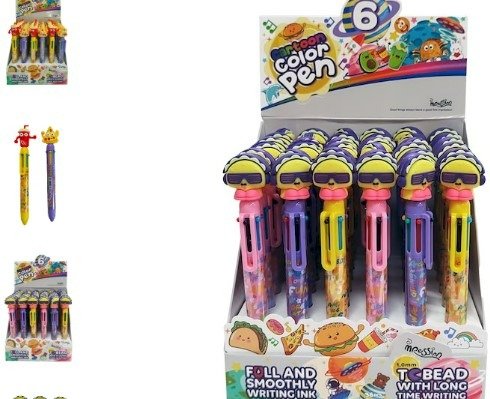 Producto - BOLIGRAFO COMIDA/EMOJI 6 COLORES
