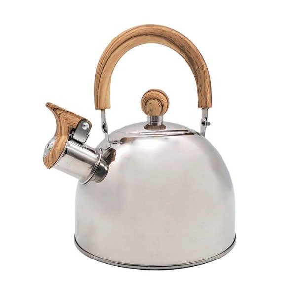 Producto - Pava Hudson Silbadora Acero Simil Madera