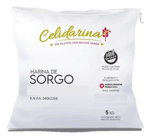 Producto - HARINA SORGO 5KG CELIDARINA