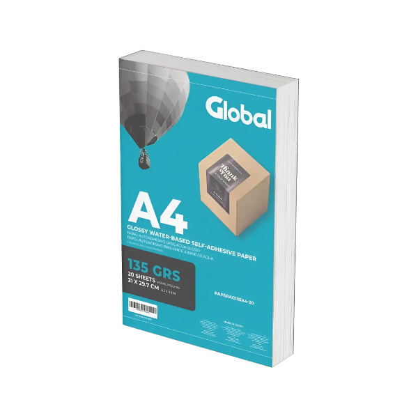 Producto - Papel fotográfico autoadhesivo 135g Global - 0