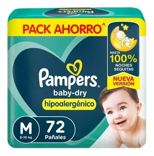 Producto - Pampers Baby Dry m 72