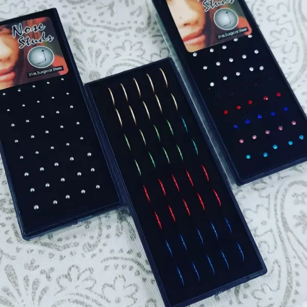 Producto - Piercing nariz varios colores y diseños