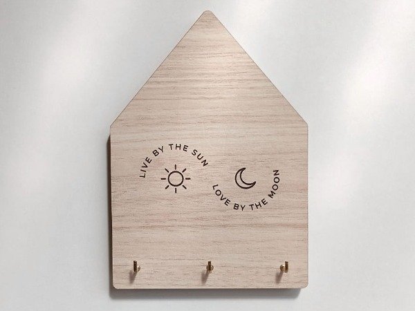 Producto - Portallaves Casita / sun moon