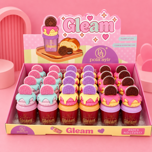 Producto - LABIAL LIP GLOSS GLEAM POLA WH-LC8417