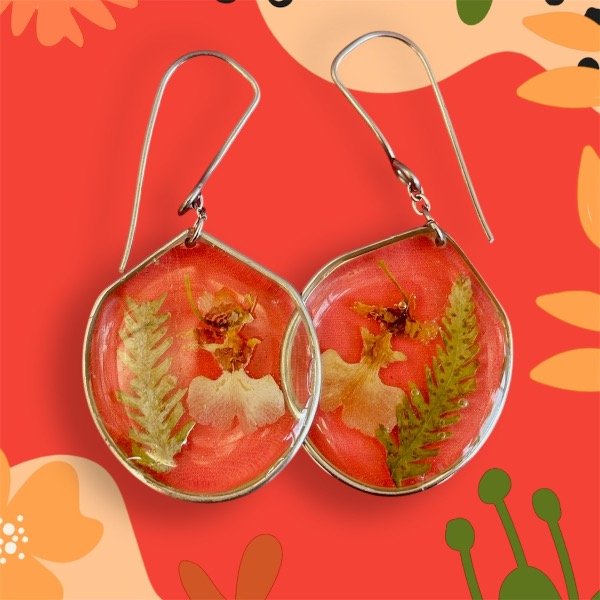 Producto - Aros orquidea patito