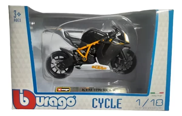Producto - Bburago Ktm 1190 Rc8 R 1/18 - 0