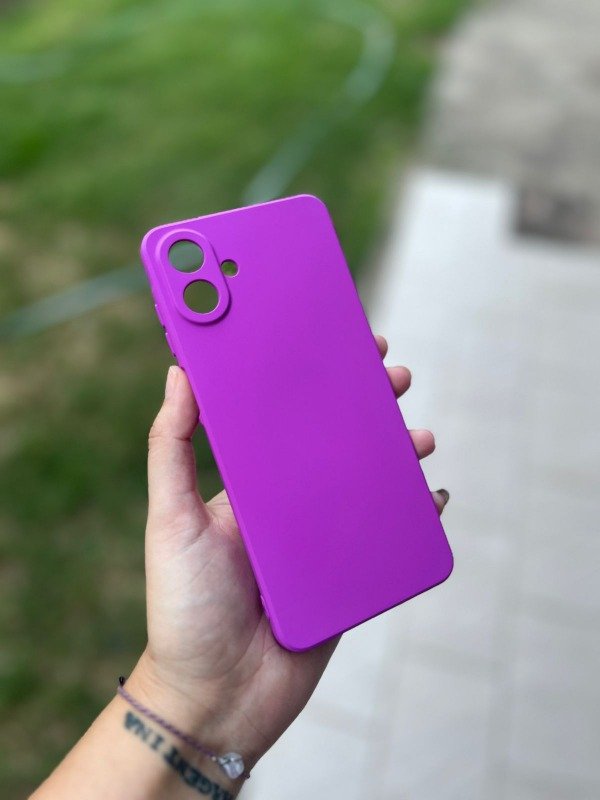 Producto - A07 silicona con felpa violeta