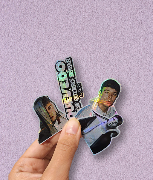 Producto - STICKERS HOLOGRÁFICOS - SET QUEVEDO #2