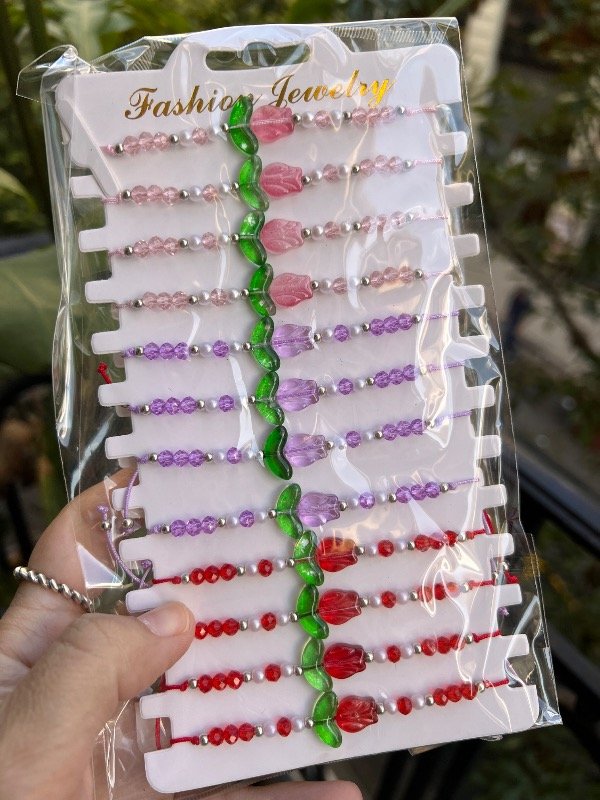 Producto - Tira de pulseras de hilo tulipán