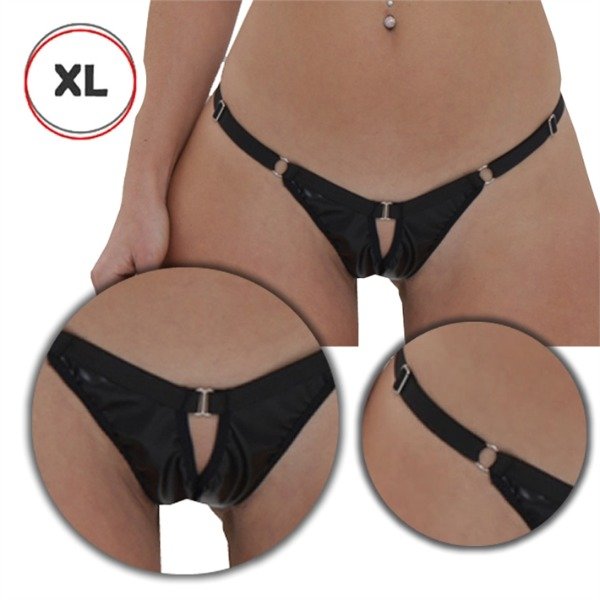 Producto - Tanga eco cuero CLANDESTINE