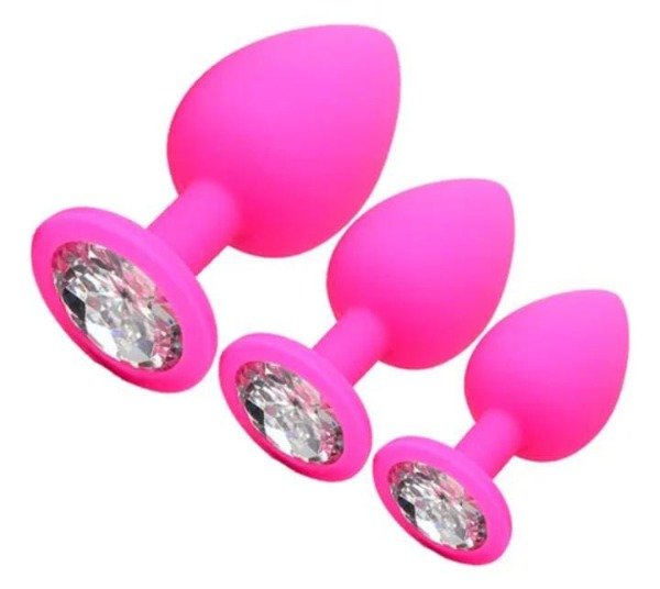Producto - Set de 3 plug's anales silicona