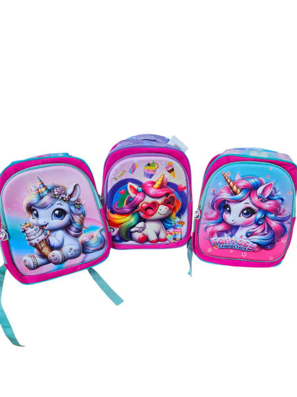 Producto - Mochila 14" con relieve Unicor 2 cierres
