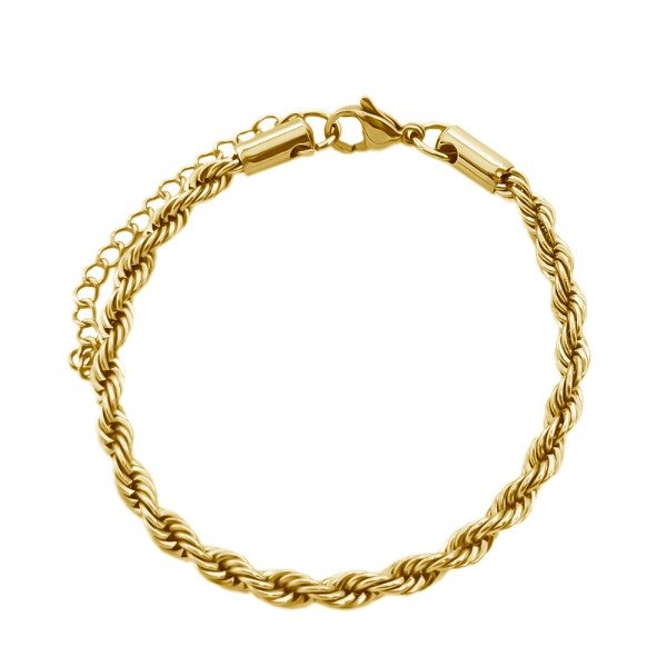 Producto - PULSERA DORADA SOGA REGULABLE