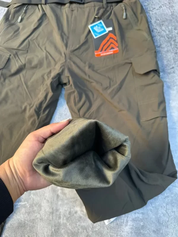 Pantalon Termico Piel Interna I.RUN 15045 Marron — imagen 5