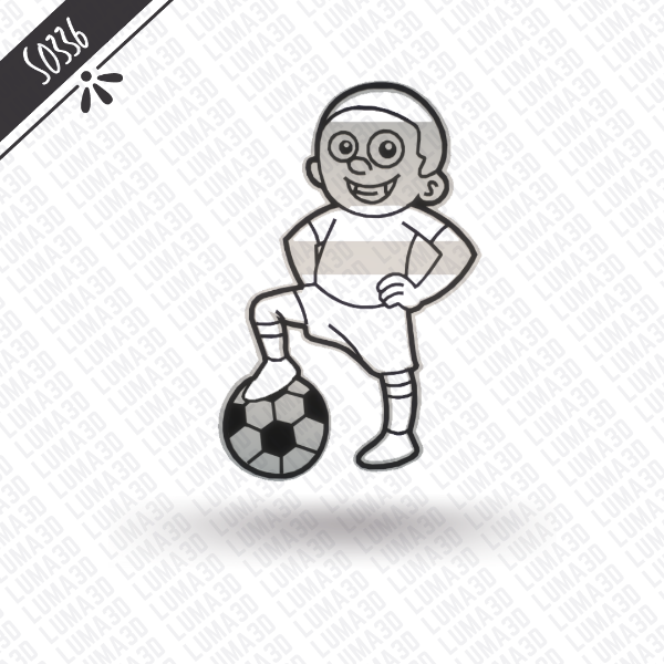 Producto - S0336 - Niño jugador de fútbol