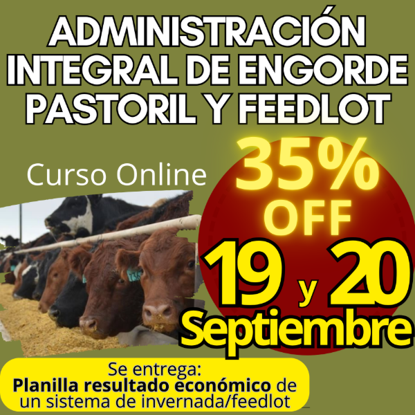 Producto - Curso Online: Administración Integral de Engorde Pastoril y Feedlot - 0