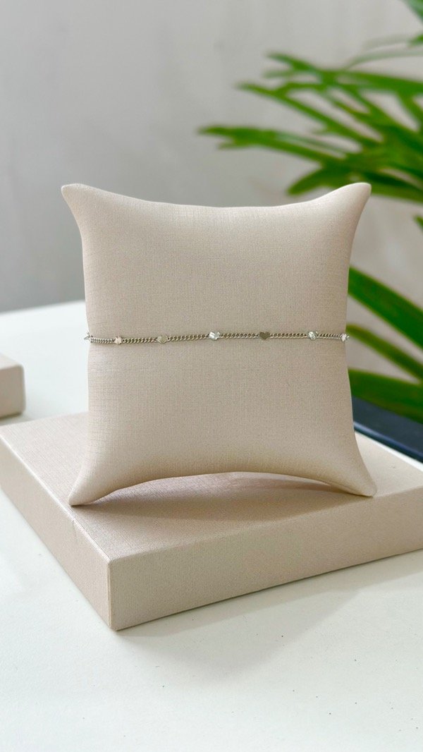 Producto - Pulsera Love you laminada en rodio