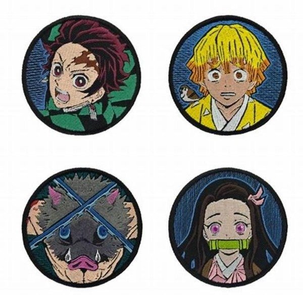 Producto - KIMETSU NO YAIBA ZENITSU PARCHE BORDADO 7,5 X 7 CM DEMON SLAYER VALOR X UNIDAD