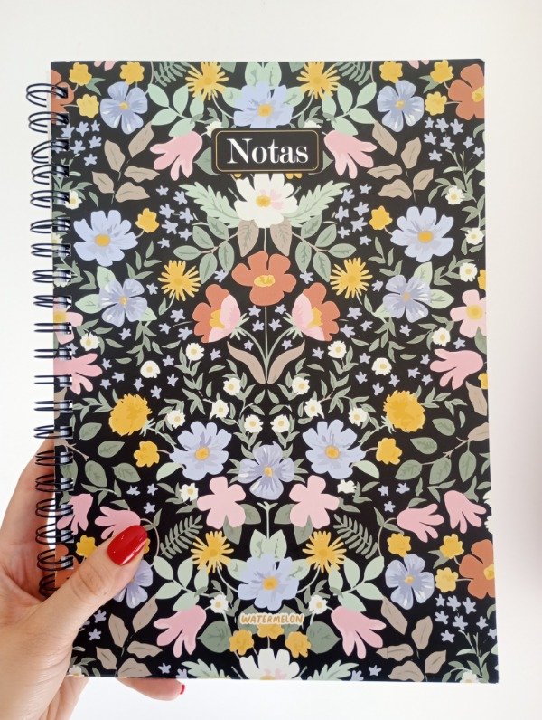 Producto - Cuaderno Universitario Flores. Hojas rayadas
