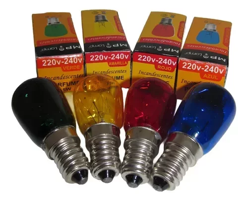 Producto - Lámpara Perfume Color 15w Azul Verde Amarillo Rojo - Mp Lamp